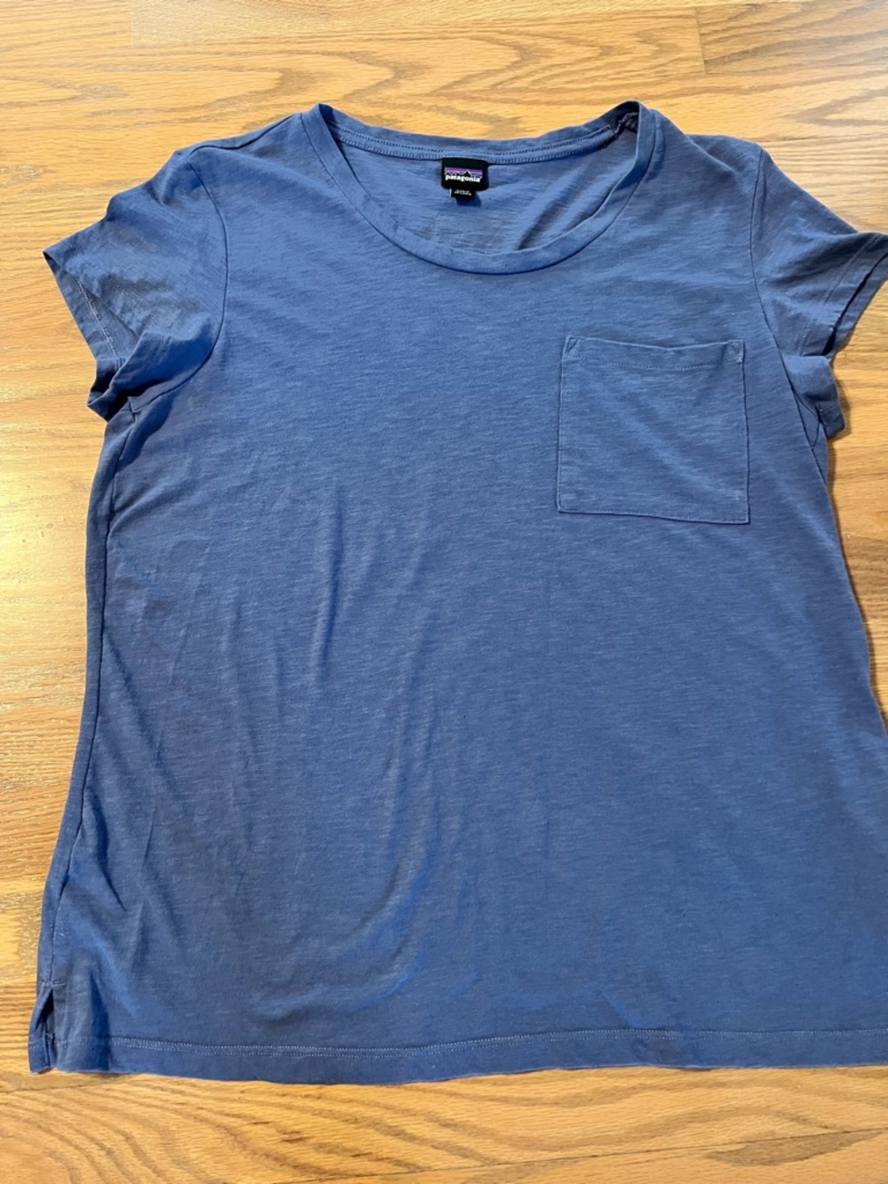 Patagonia Women's Slate Blue Short Sleeve Pocket Tee